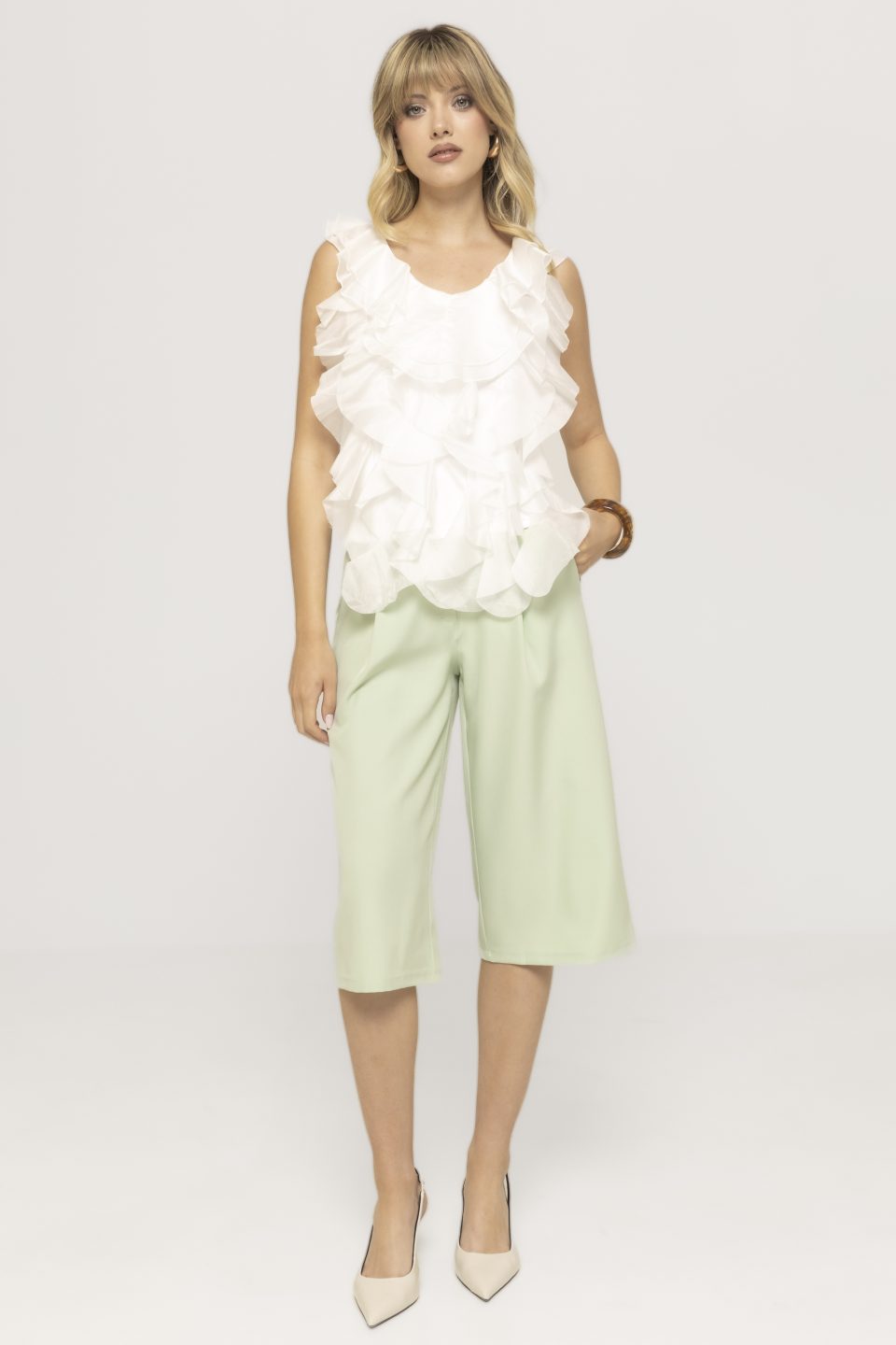 Pantalon scurt cu buzunare Margot