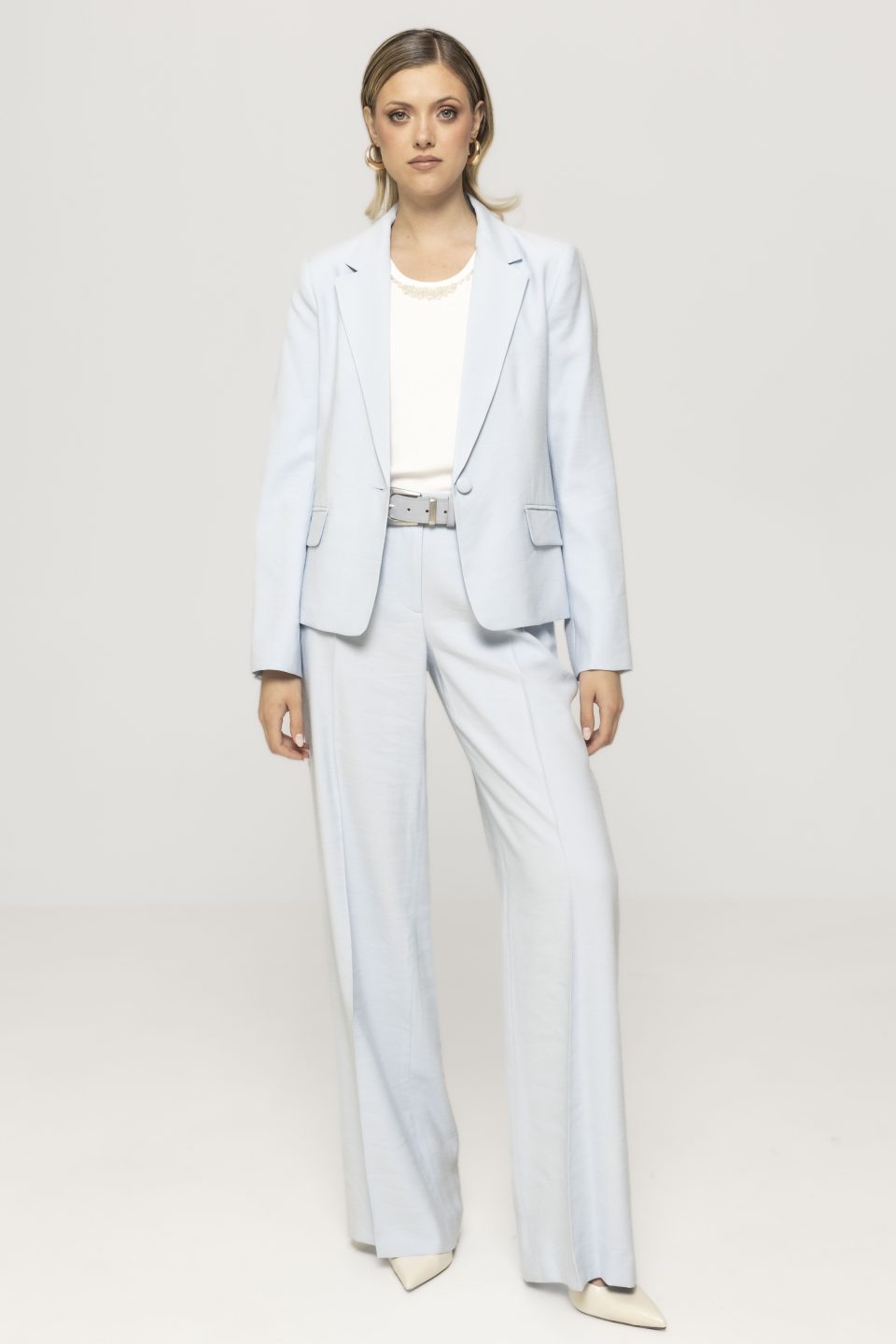 Pantalon office usor evazat Olimpia
