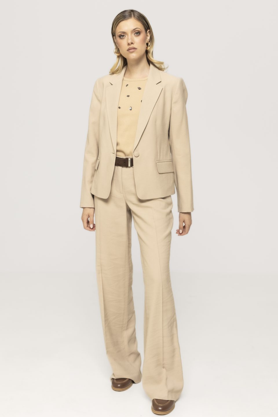 Pantalon office usor evazat Olimpia