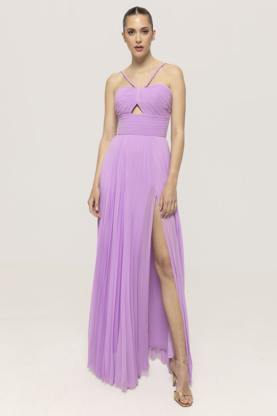Rochie de seara cu bretele impletite Giulia