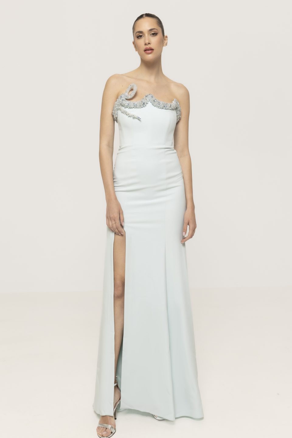 Rochie de seară cu bust decorat Iris