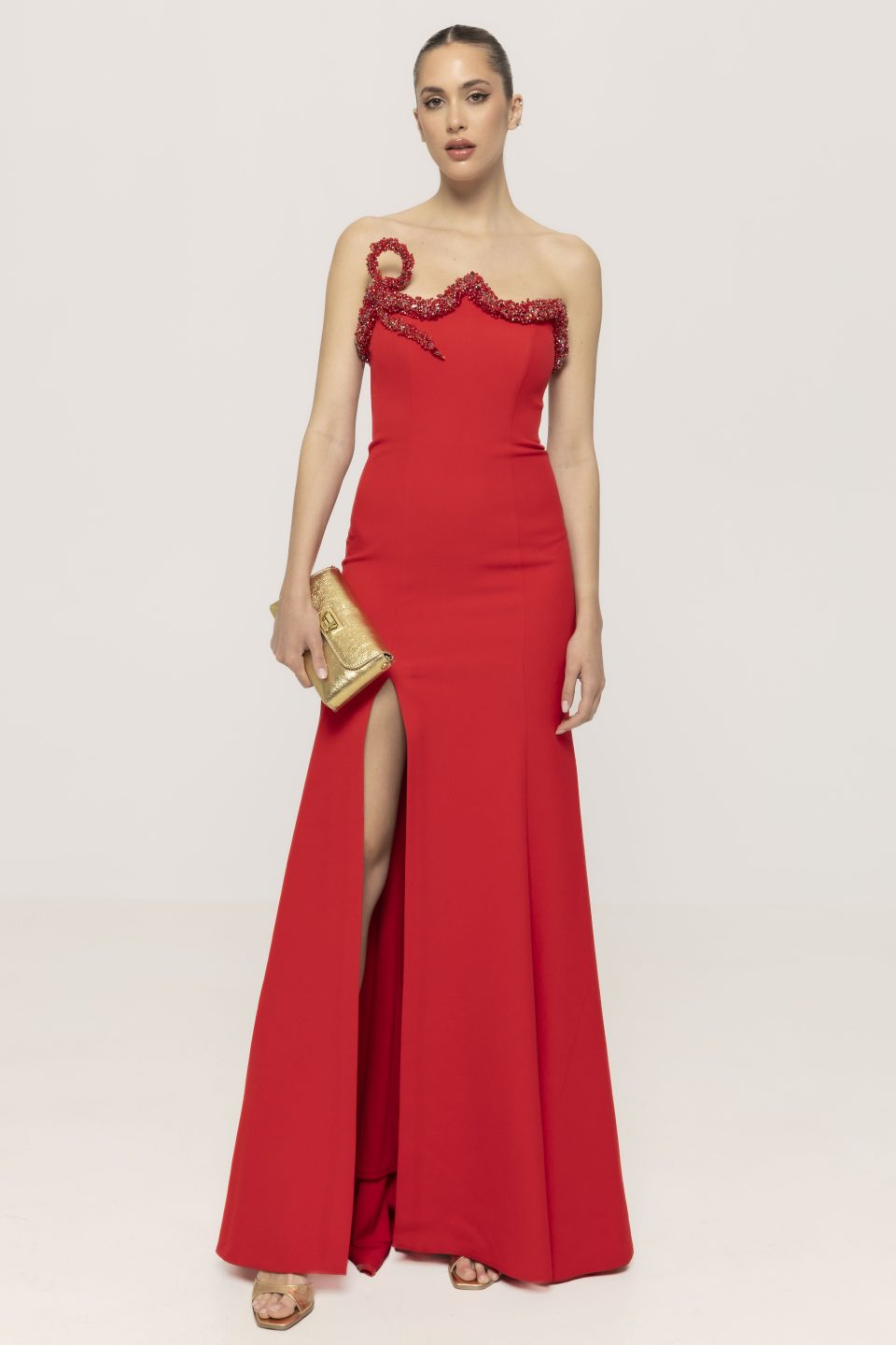 Rochie de seară cu bust decorat Iris