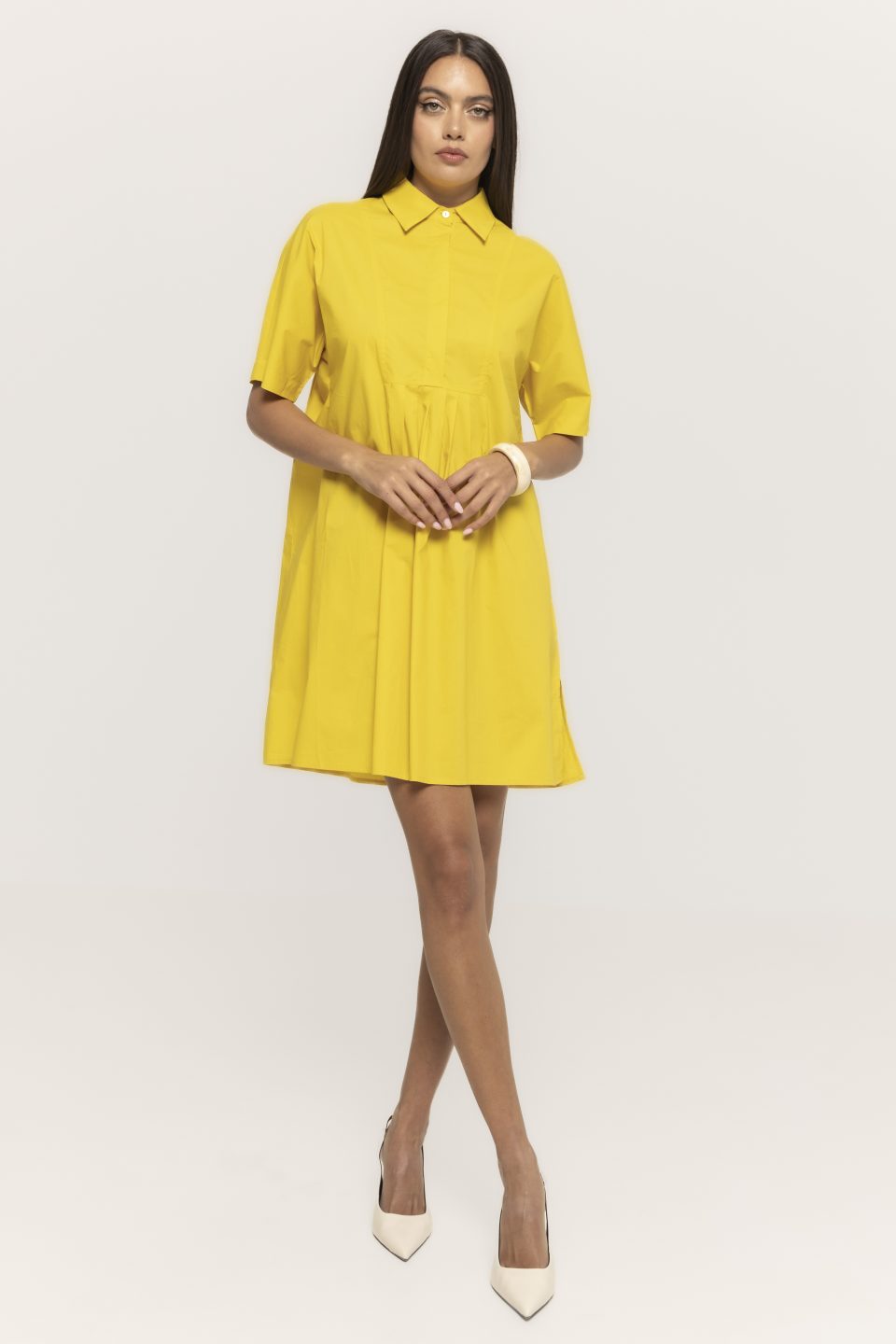 Rochie scurta cu nasturi Paula