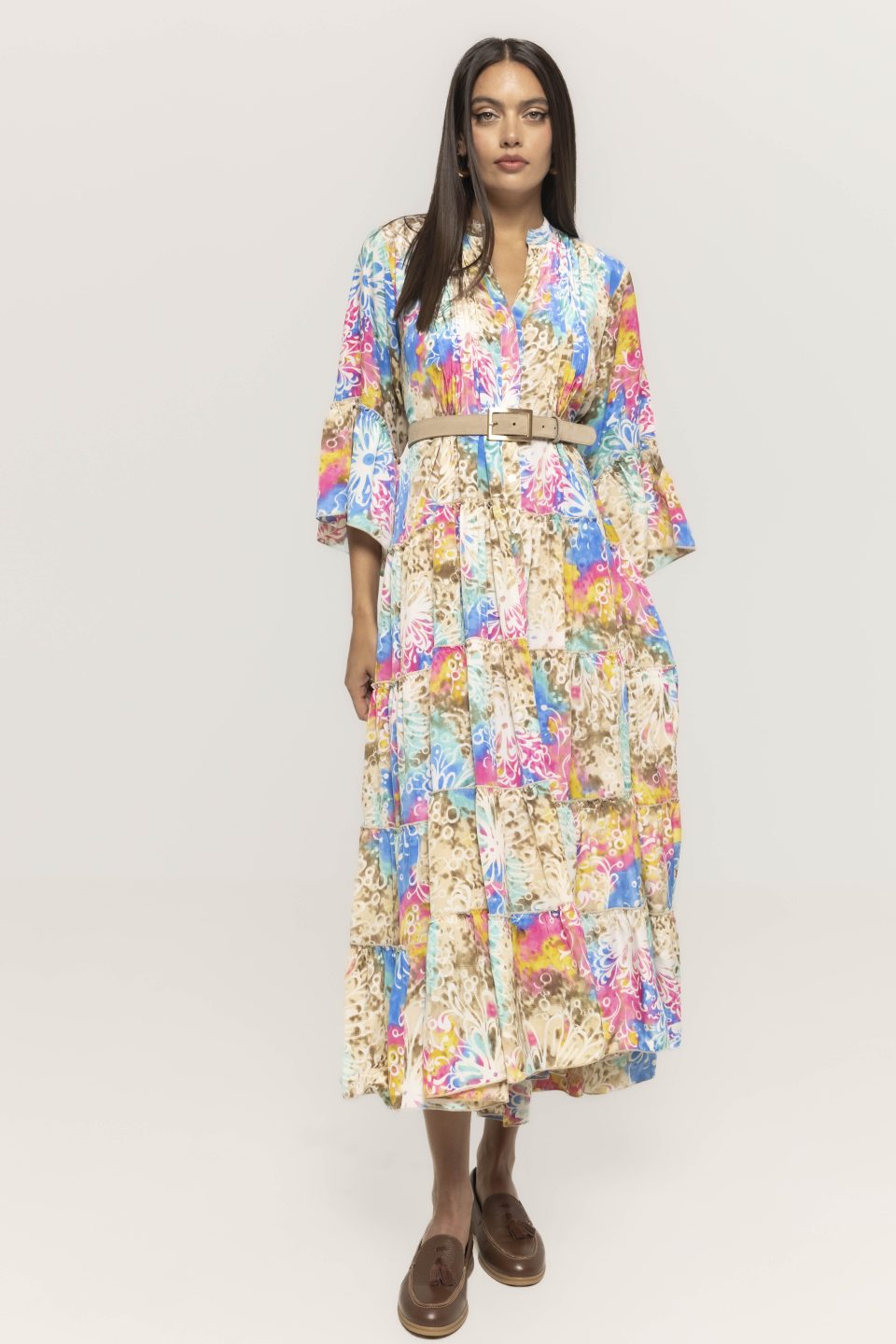 Rochie lunga vaporoasa Wilma
