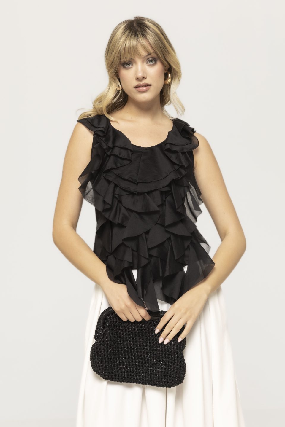Top elegant cu volane Corina