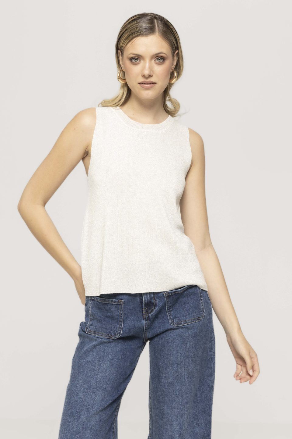 Top cu sclipici Ingrid