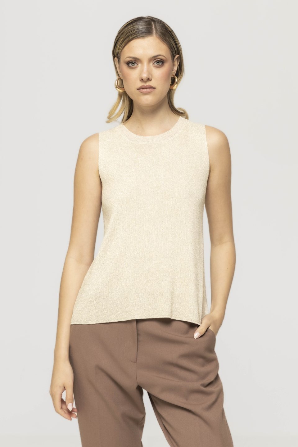 Top cu sclipici Ingrid
