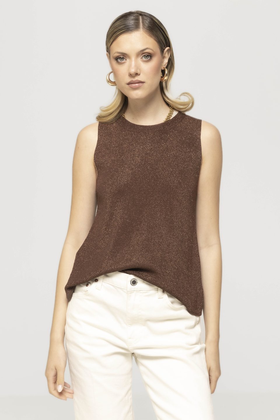 Top cu sclipici Ingrid