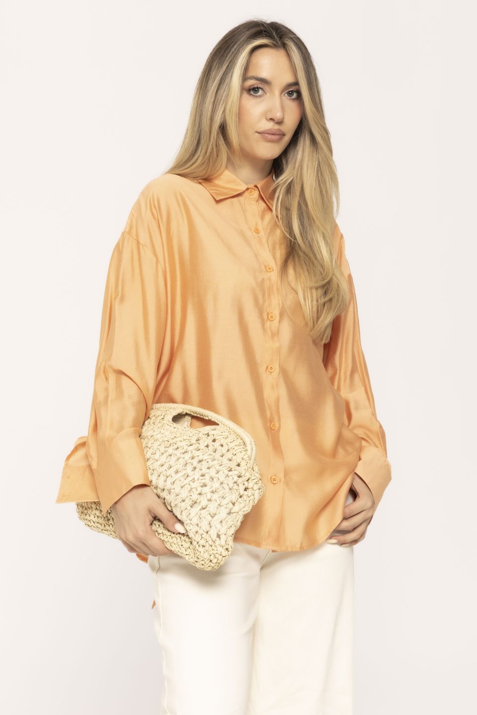 Camasa vaporoasa cu funda la spate Cassie