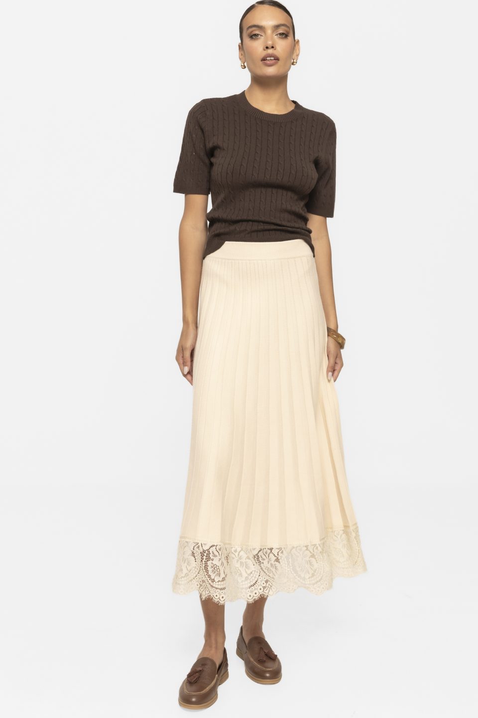 Pulover cu maneca scurta casual Giulia