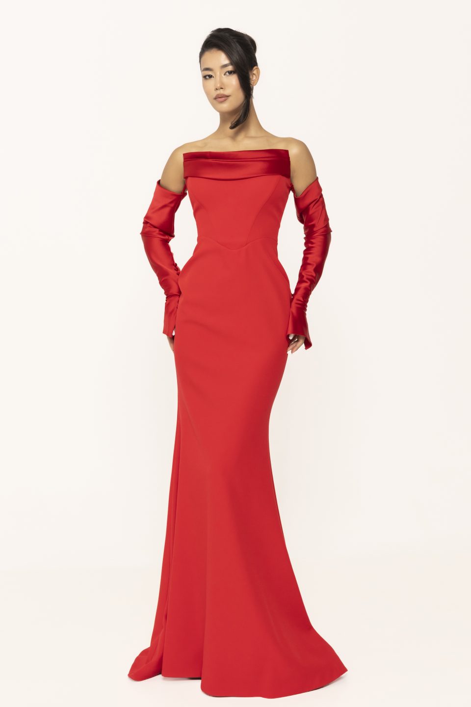 Rochie de seara cu maneca lunga Ellis