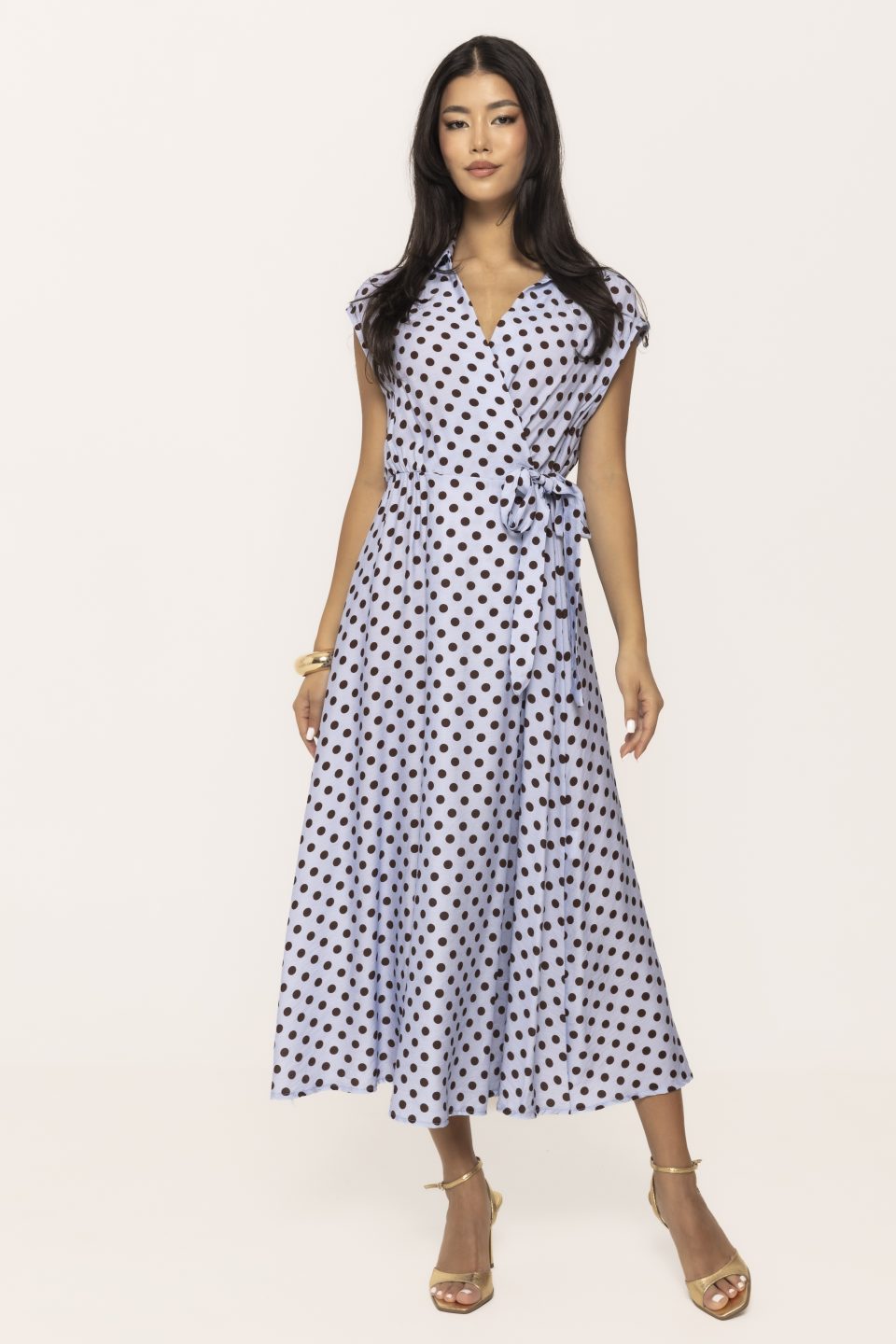 Rochie petrecuta cu buline Sienna