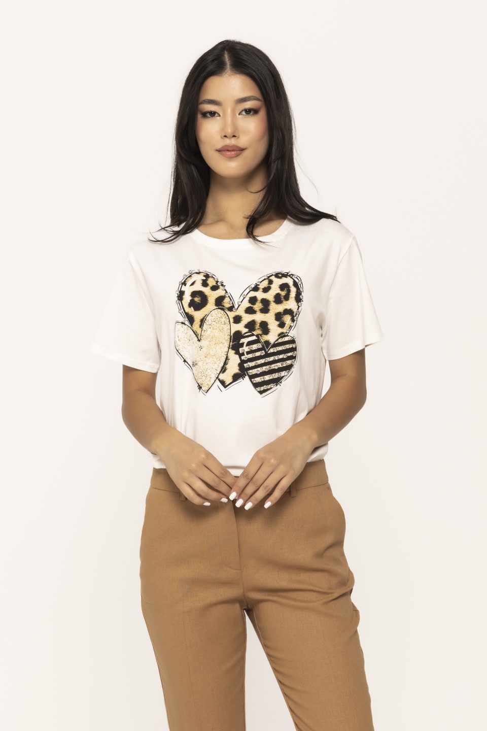 Tricou casual cu imprimeu Cecilia