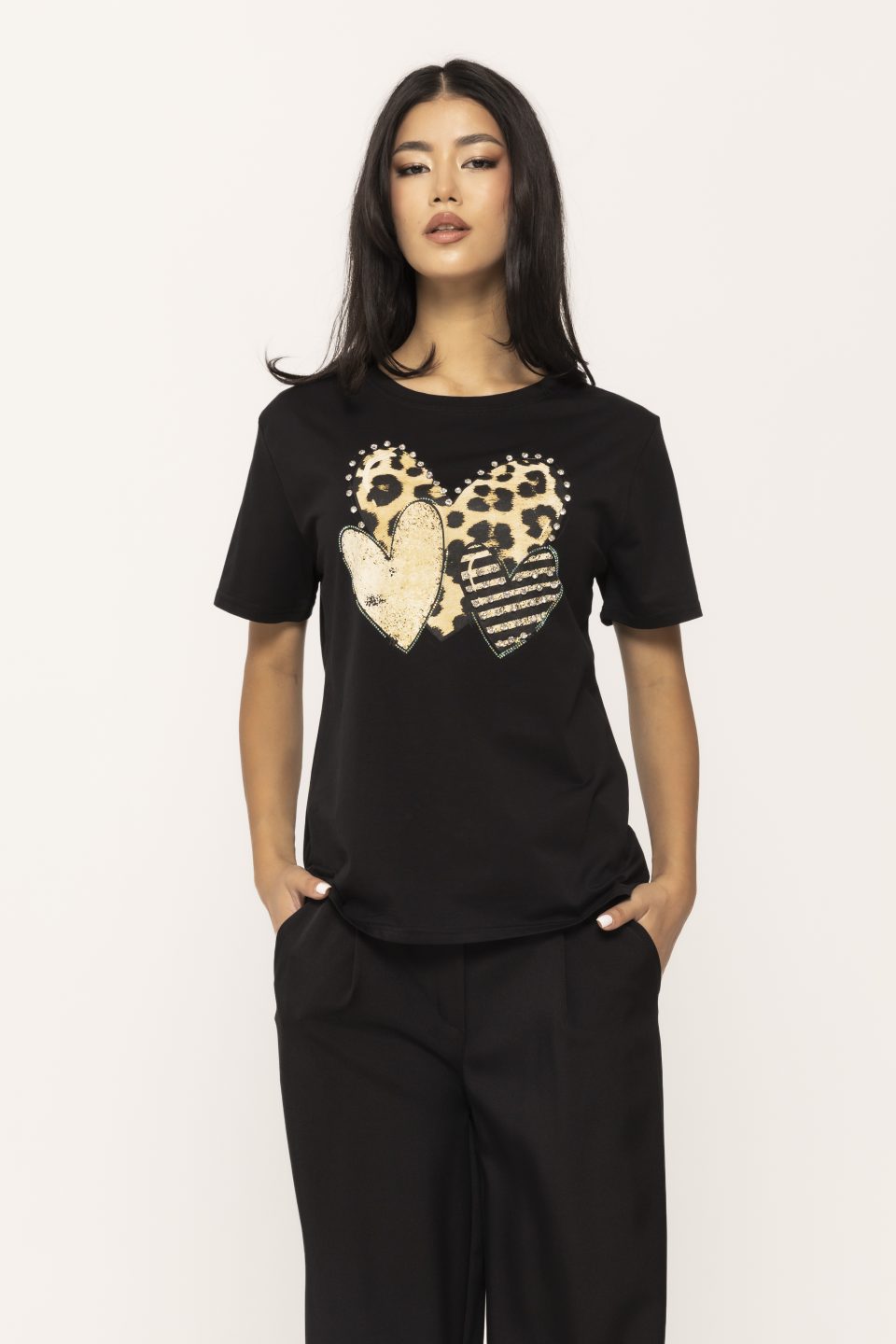 Tricou casual cu imprimeu Cecilia