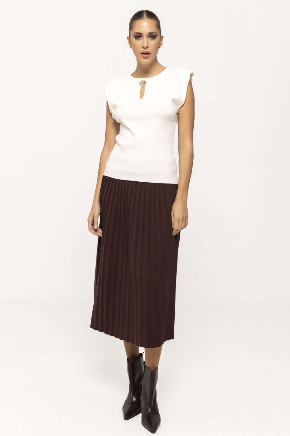 Fusta midi din tricot Irina