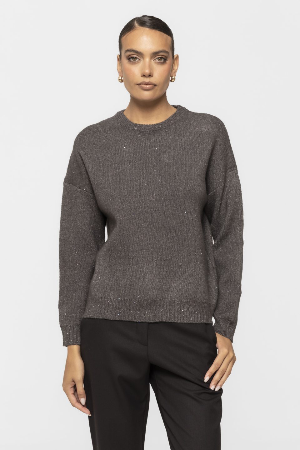Pulover casual din tricot  Tina