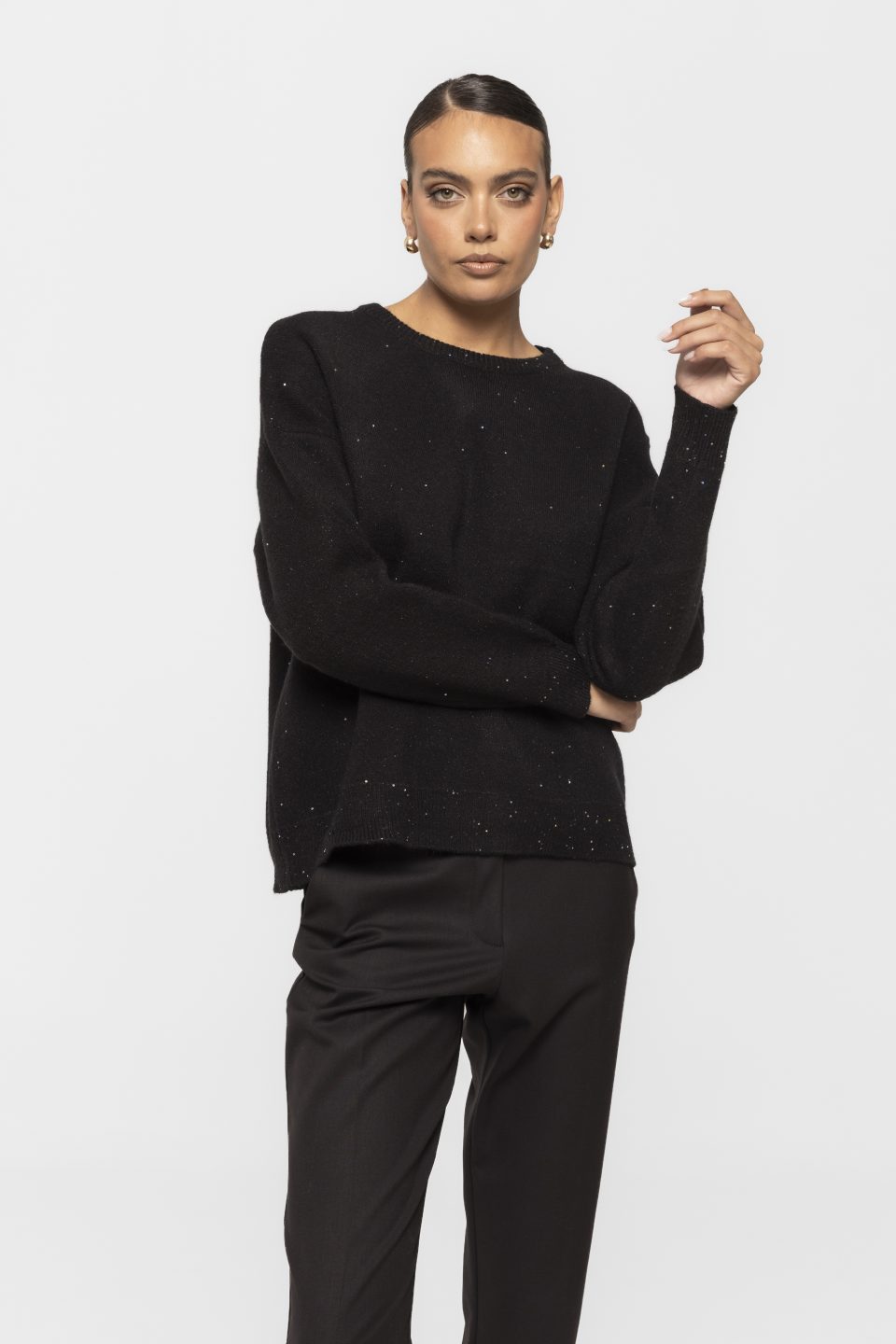 Pulover casual din tricot  Tina