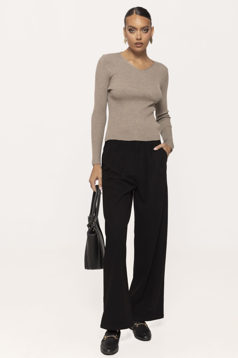 Pantalon cu pense Marina