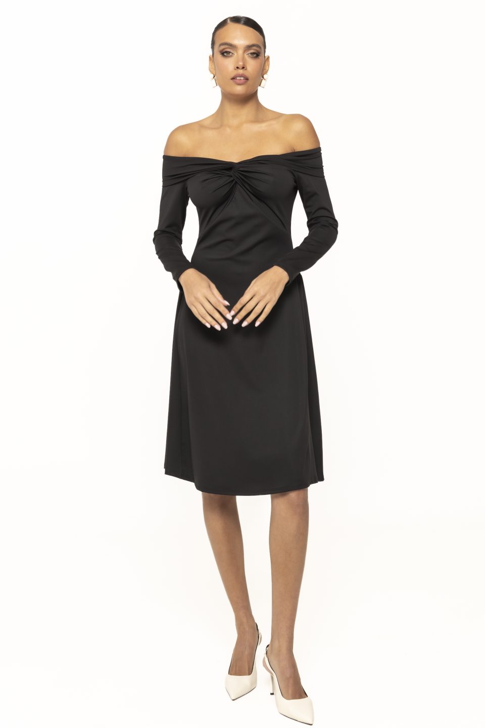 Rochie eleganta cu croi evazat Holly