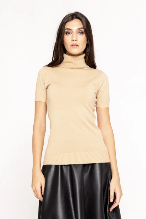 Helanca-cu-maneca-scurta-Rose-crem