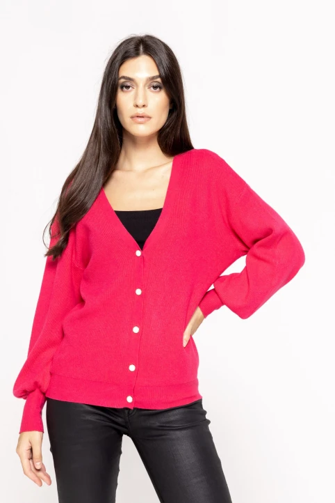 Pulover-din -tricot-cu-nasturi-Ruxy-ciclam-ETIC-2