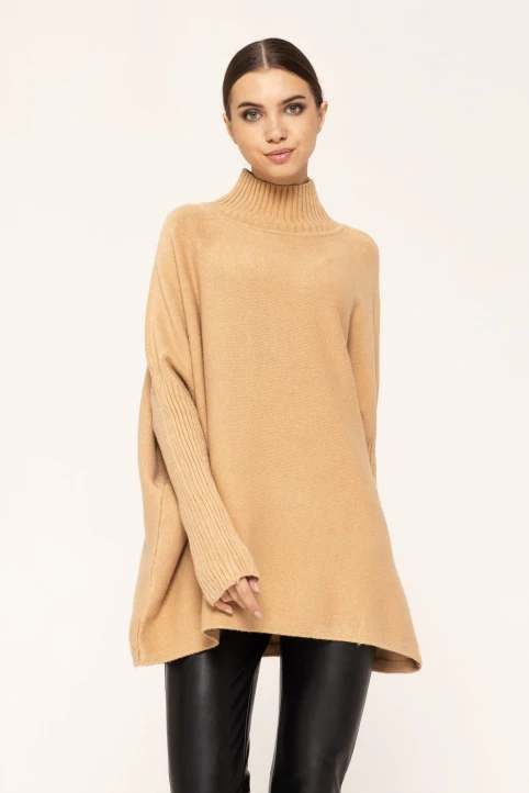 Pulover-oversized-din-tricot-Daisy-maro-ETIC-1