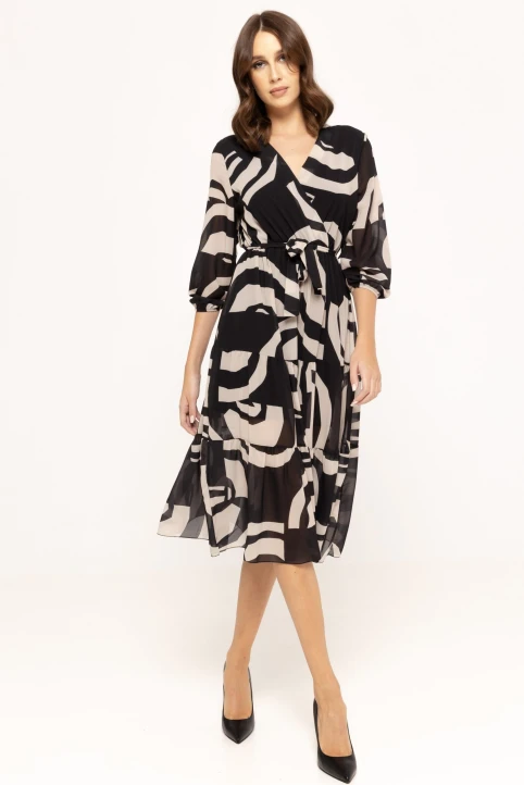 Rochie-cu-decolteu-petrecut-Carol-negru-ETIC-1