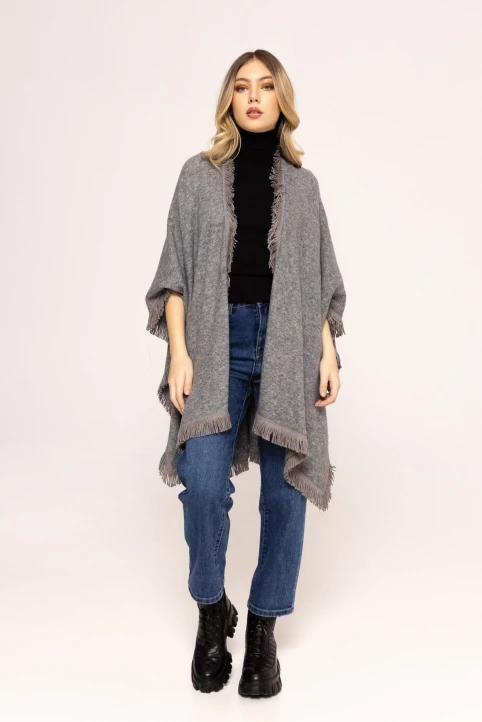 Poncho-cu-adaos-de-lana-Laura-gri