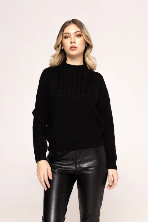 Pulover-din-tricot-Adelina-negru