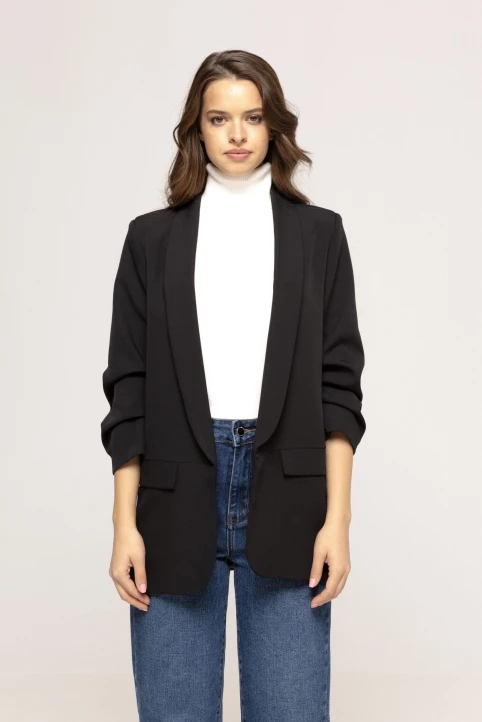 Sacou-cu-guler-smoking-Eliza-negru